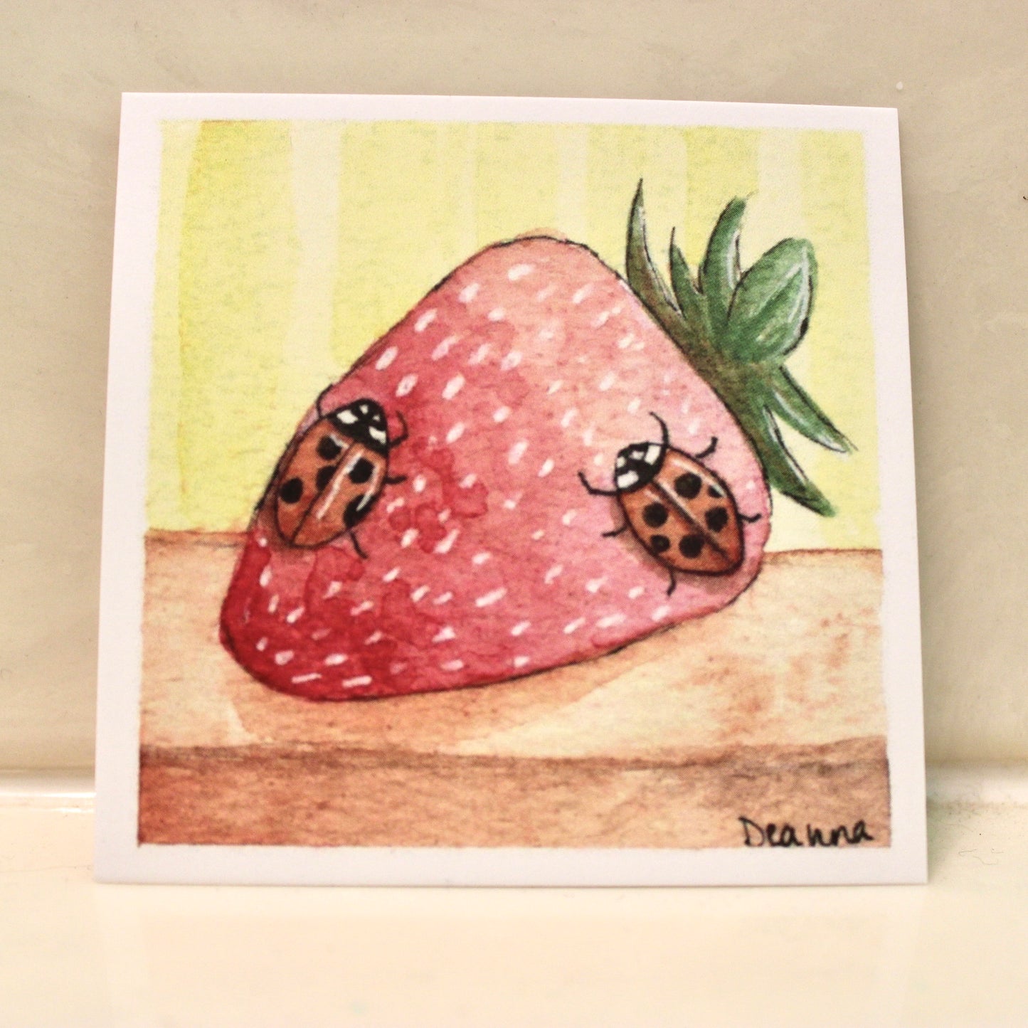 Miniature Strawberry Treat Art Print