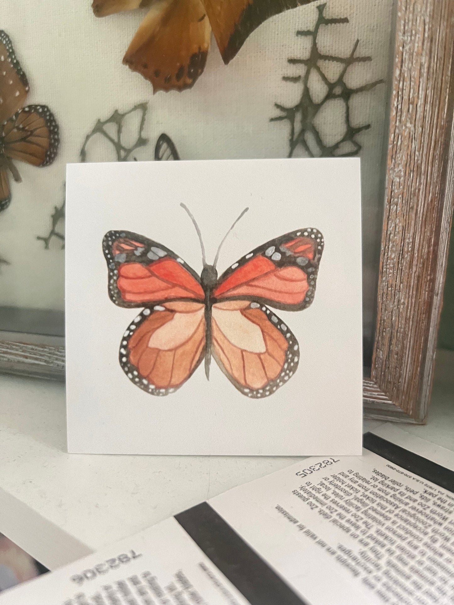 Miniature Monarch Butterfly Art Print